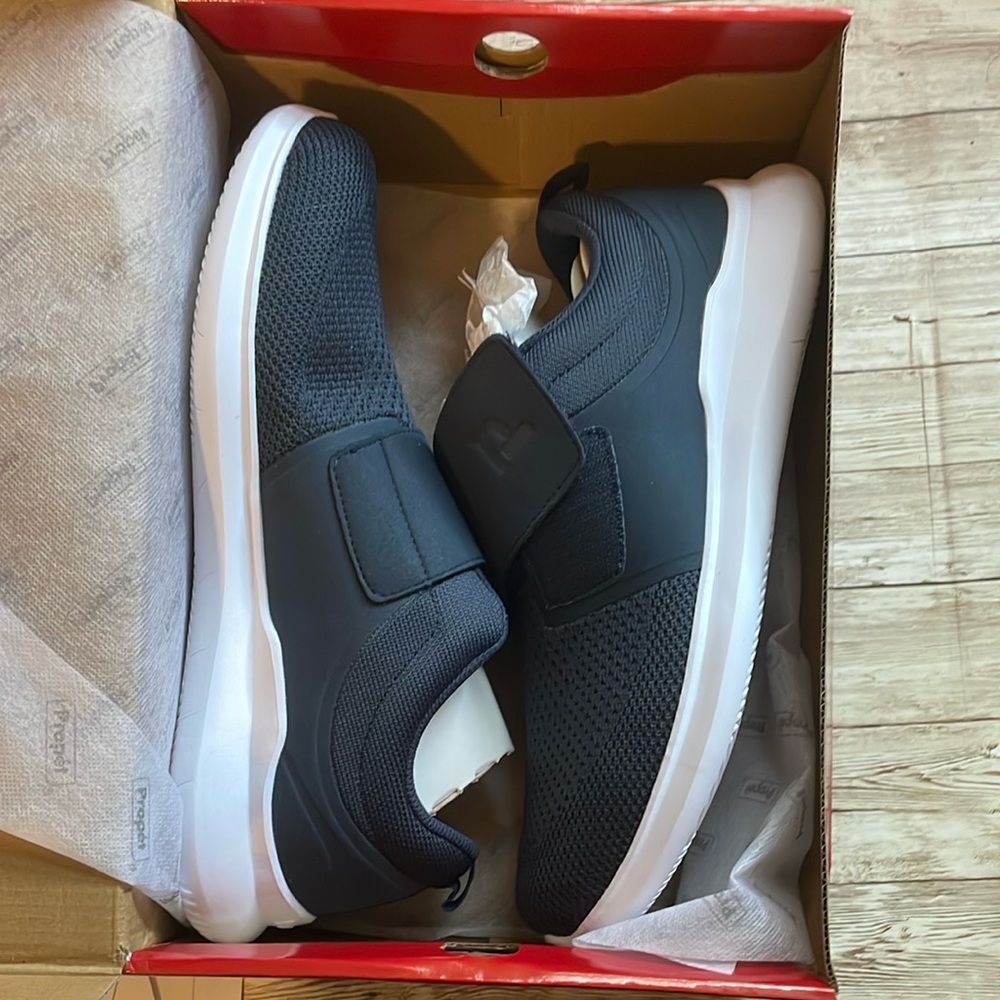 🆕 RESERVED FB Propét Men's Viator Strap Walking Sneaker Shoes Footwear Navy 11 - Picture 9 of 13